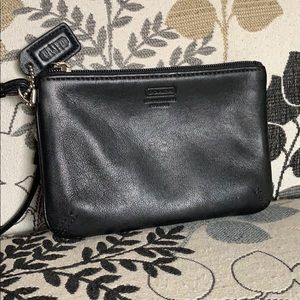 Coach Black Wristlet